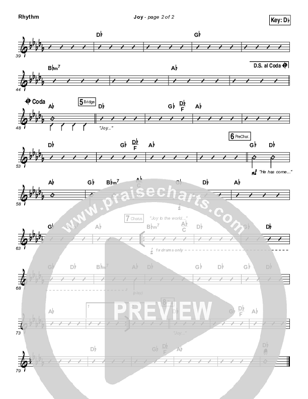 Joy Rhythm Chart (Dustin Smith)