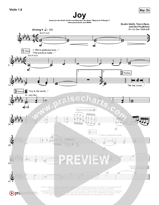 Joy Violin 1/2 (Dustin Smith)