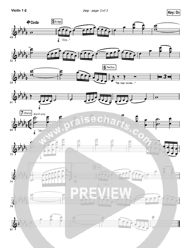 Joy Violin 1/2 (Dustin Smith)