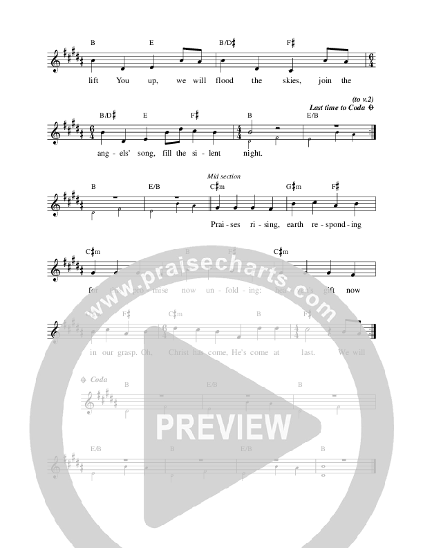 Fill The Silent Night Lead Sheet (Seth & Nirva)