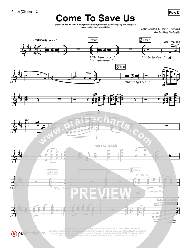 Come To Save Us Wind Pack (All Sons & Daughters)