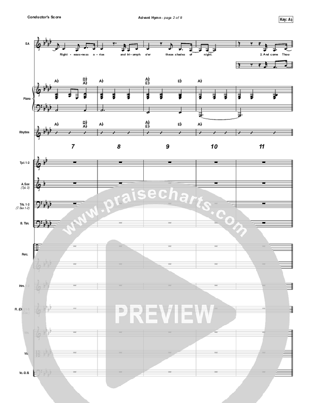 Advent Hymn Conductor's Score (Christy Nockels)