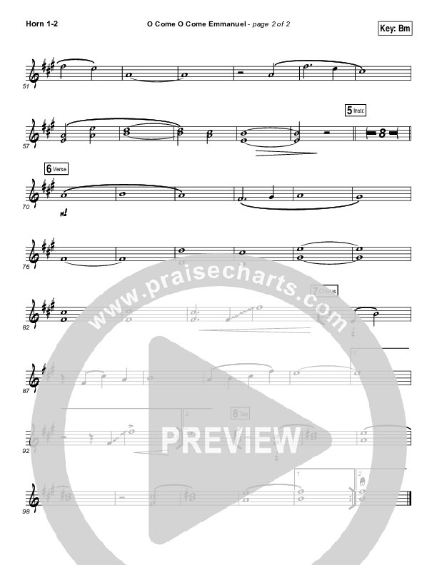 O Come O Come Emmanuel Brass Pack (Christy Nockels)