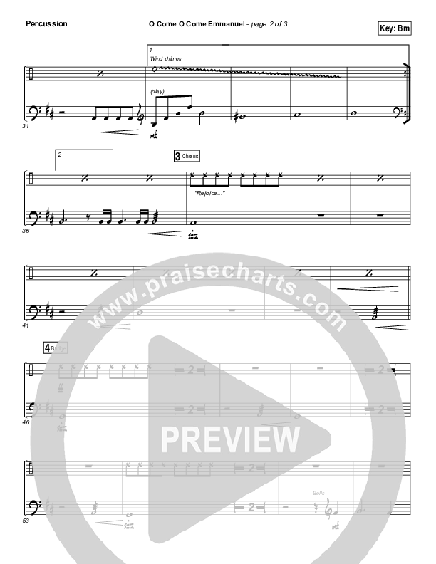 O Come O Come Emmanuel Percussion (Christy Nockels)