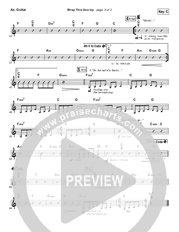 Wrap This One Up Acoustic Guitar (Christy Nockels)