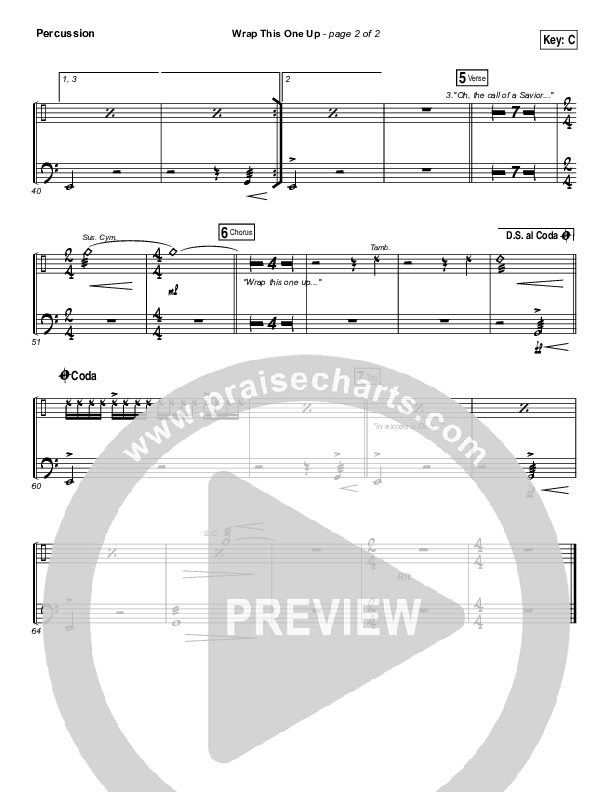 Wrap This One Up Percussion (Christy Nockels)