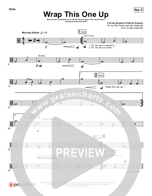 Wrap This One Up Viola (Christy Nockels)