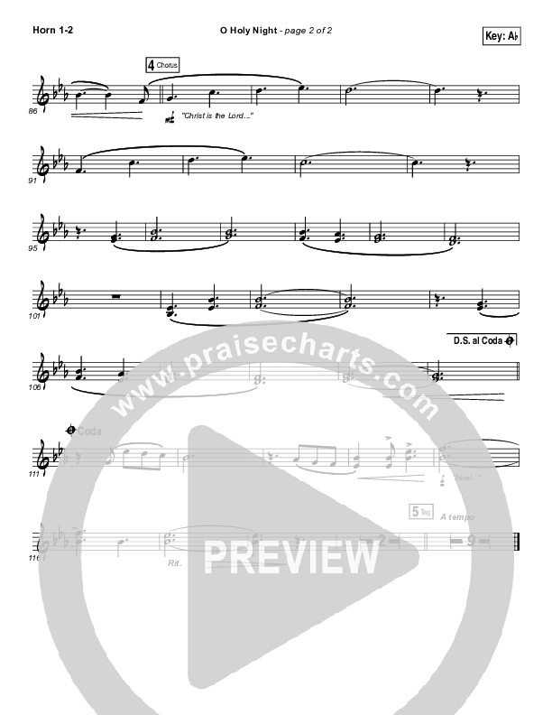 O Holy Night Brass Pack (Christy Nockels)