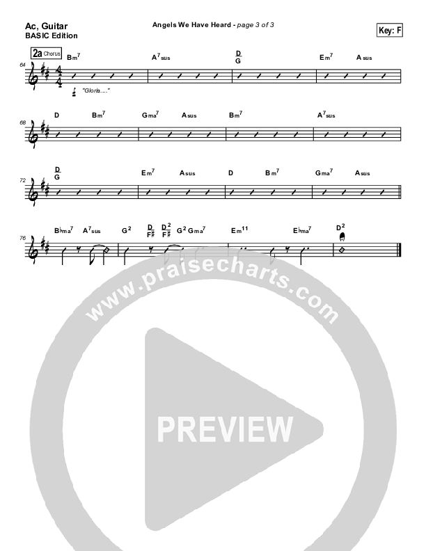 Angels We Have Heard On High Acoustic Guitar (Jon Ward)