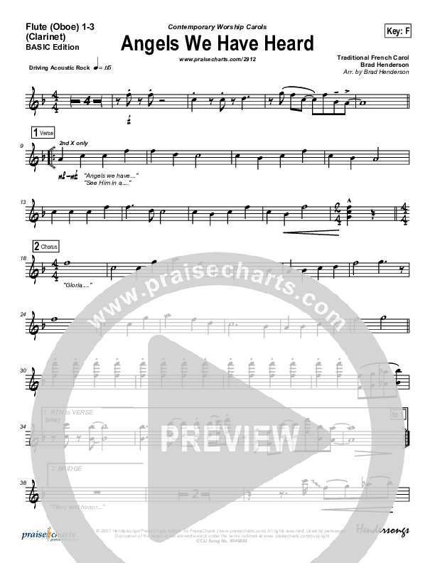 Angels We Have Heard On High Wind Pack (Jon Ward)