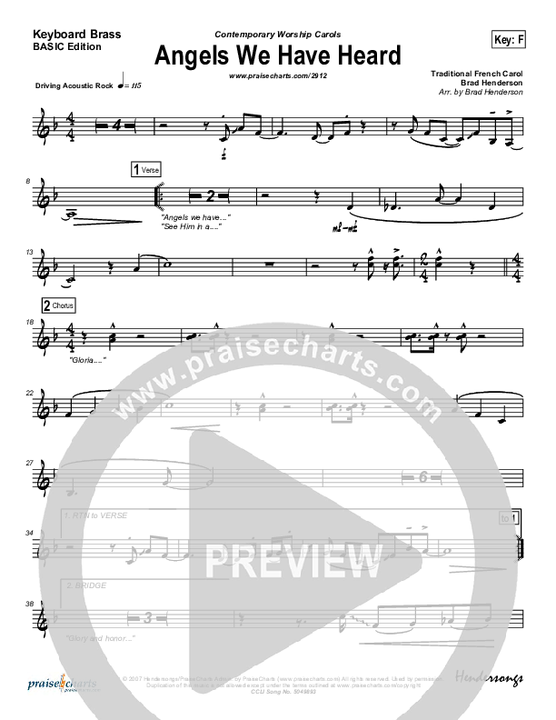 Angels We Have Heard On High Synth Brass (Jon Ward)