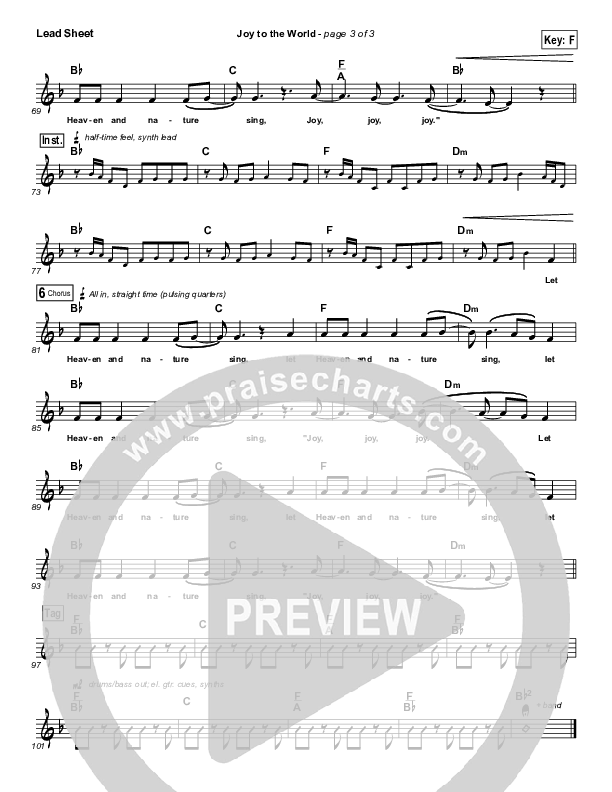 Joy To The World Lead (SAT) (Bethel Kids)