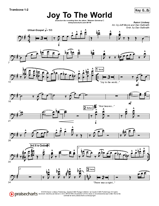 Joy To The World Trombone 1/2 (Micah Stampley / Sheri Jones-Moffet)