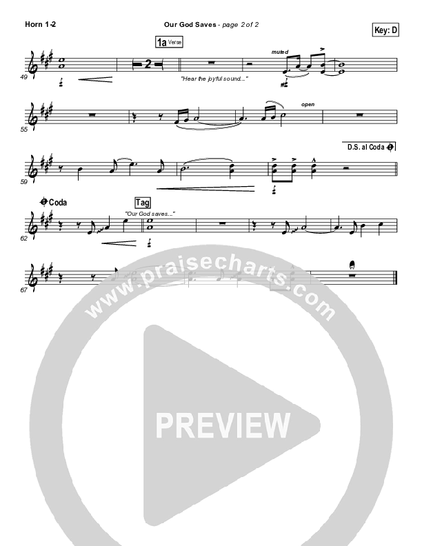 Our God Saves Brass Pack (Paul Baloche)