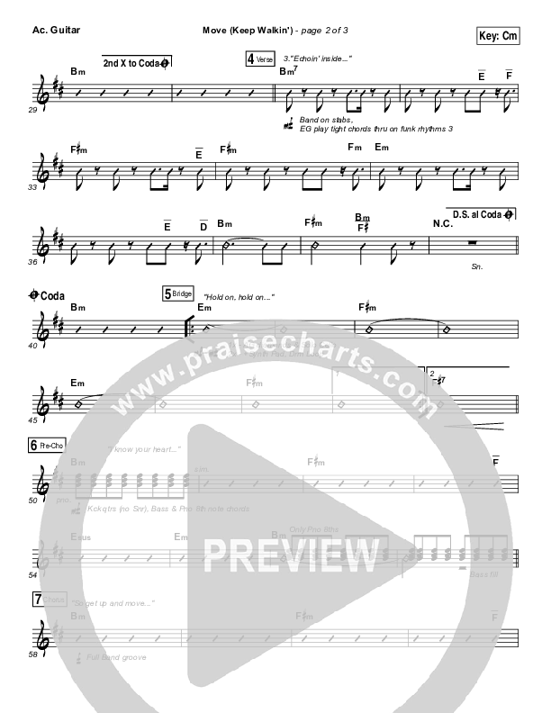 Move (Keep Walkin) Acoustic Guitar (TobyMac)