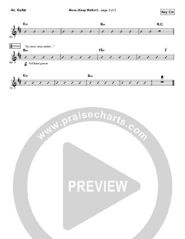 Move (Keep Walkin) Acoustic Guitar (TobyMac)