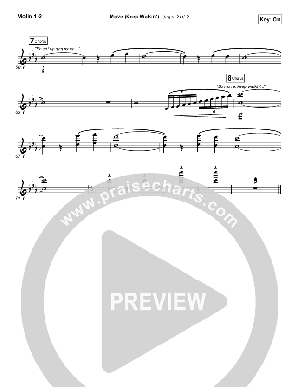 Move (Keep Walkin) Violin 1/2 (TobyMac)