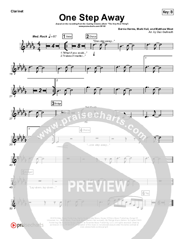 One Step Away Wind Pack (Casting Crowns)