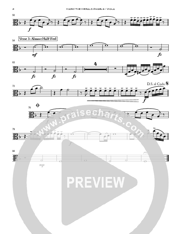 Hark The Herald Angels Sing Viola (Peoples Church Worship)