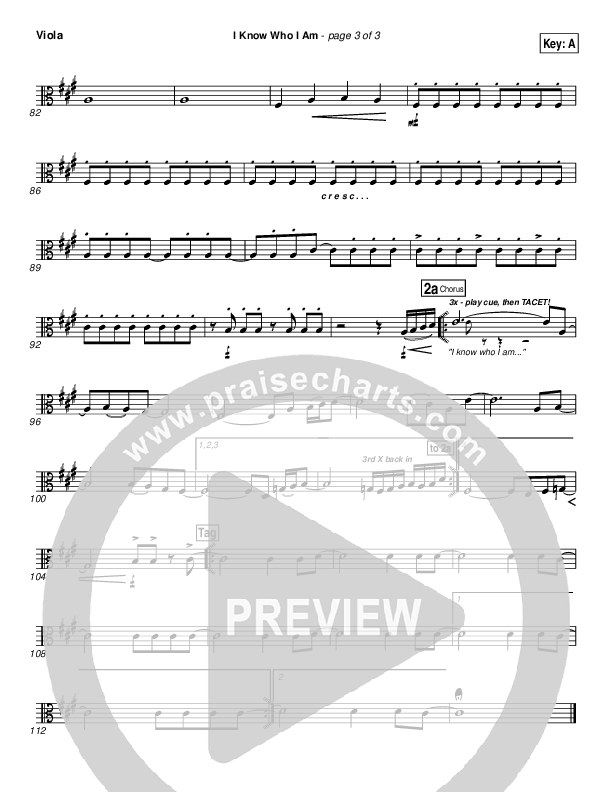 I Know Who I Am Viola (Israel Houghton)