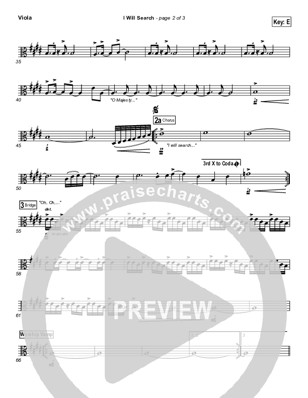 I Will Search Viola (Israel Houghton)