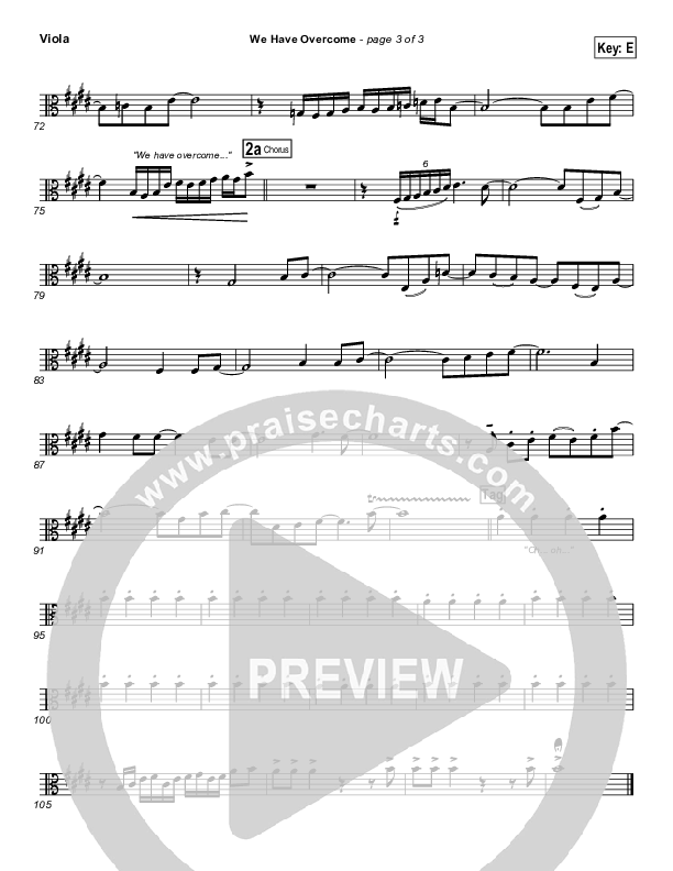 We Have Overcome Viola (Israel Houghton)