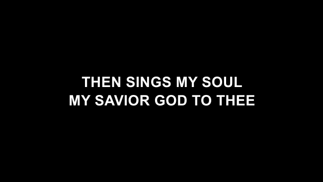 How Great Thou Art Lyric Slides Ppt Pro Txt Paul Baloche Praisecharts