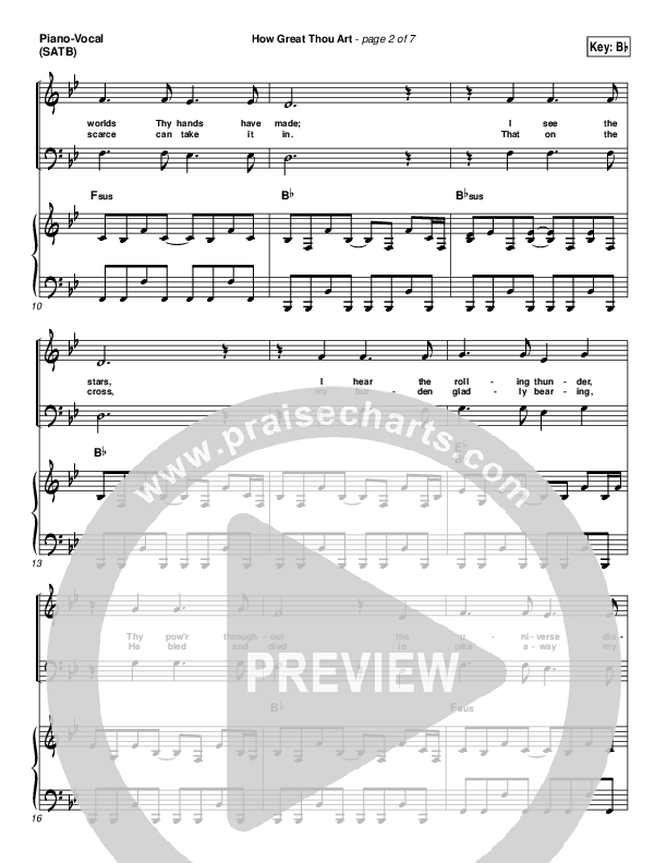How Great Thou Art Sheet Music PDF (Paul Baloche) - PraiseCharts