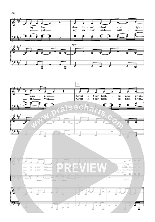 Rock Of Ages (You Will Stand) Piano Sheet (Paul Baloche)