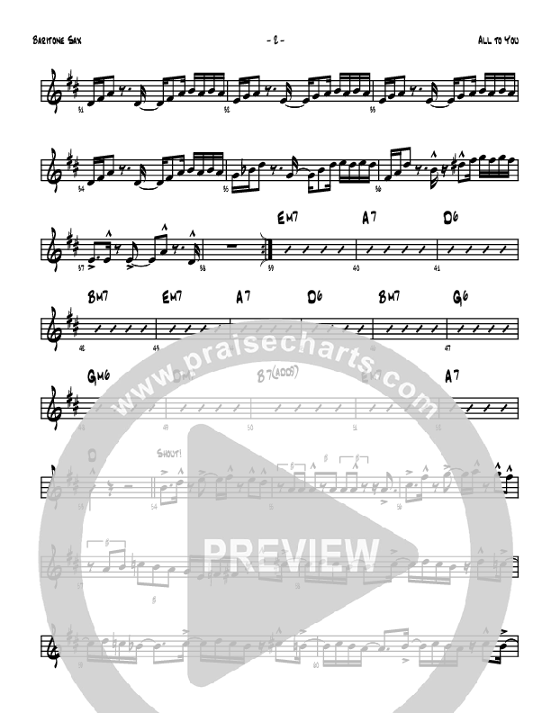 All To You Bari Sax (Denver Bierman)