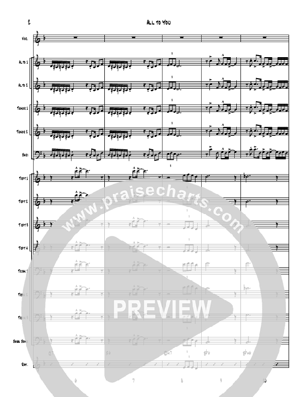 All To You Conductor's Score (Denver Bierman)