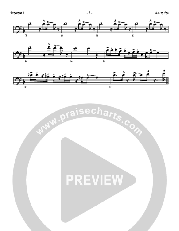 All To You Trombone 1 (Denver Bierman)