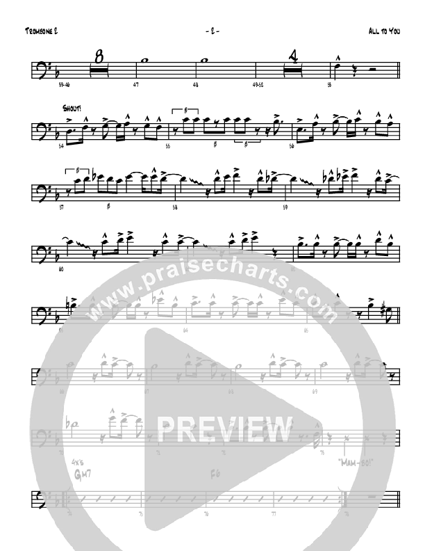 All To You Trombone 2 (Denver Bierman)