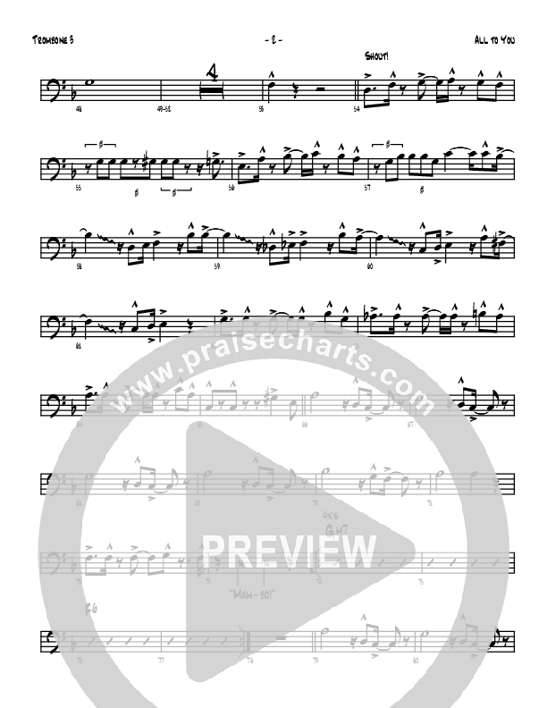 All To You Trombone 3 (Denver Bierman)