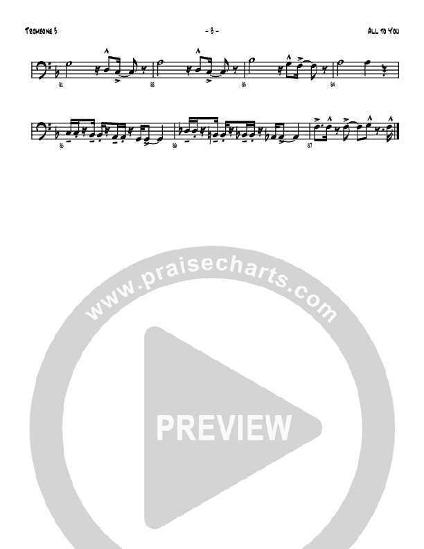 All To You Trombone 3 (Denver Bierman)