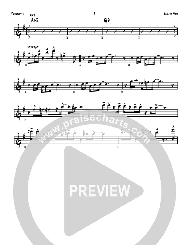 All To You Trumpet 1 (Denver Bierman)