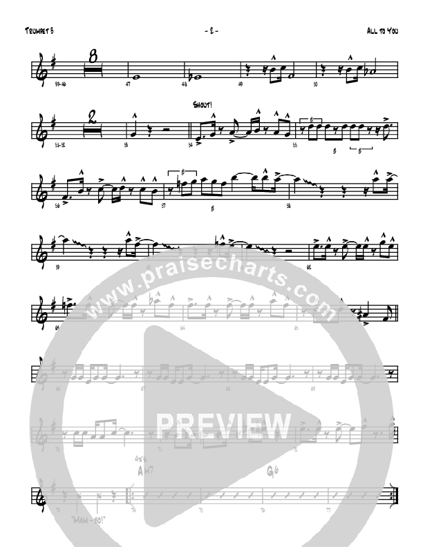 All To You Trumpet 3 (Denver Bierman)