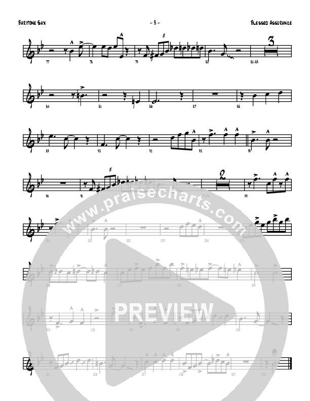 Blessed Assurance Bari Sax (Denver Bierman)