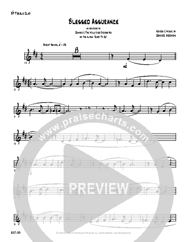 Blessed Assurance C Instruments (Denver Bierman)