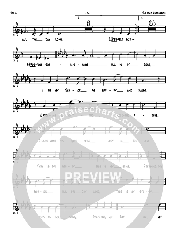 Blessed Assurance Lead Sheet (Denver Bierman)