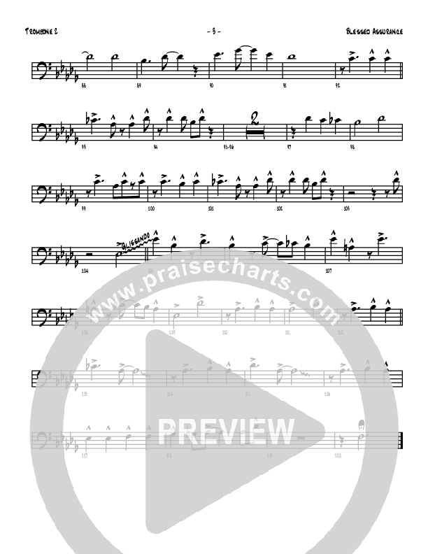 Blessed Assurance Trombone 2 (Denver Bierman)