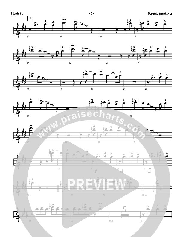 Blessed Assurance Trumpet 1 (Denver Bierman)