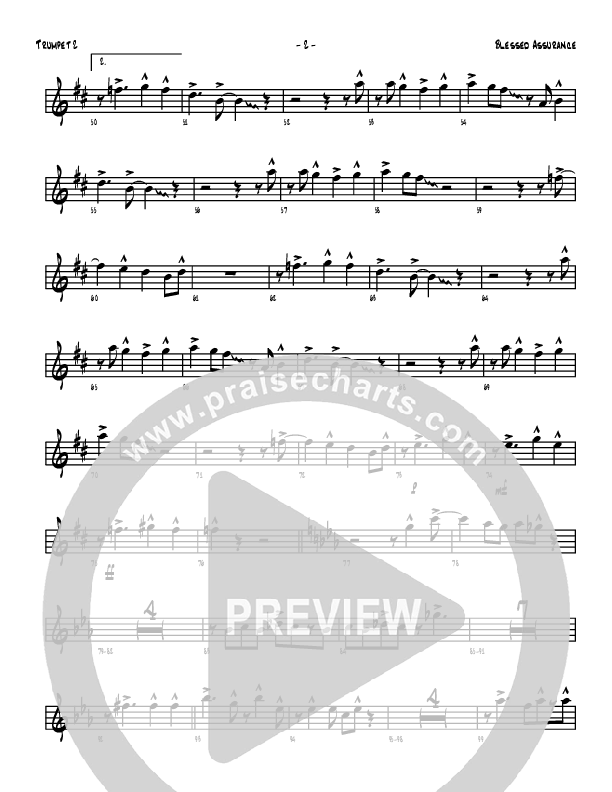 Blessed Assurance Trumpet 2 (Denver Bierman)