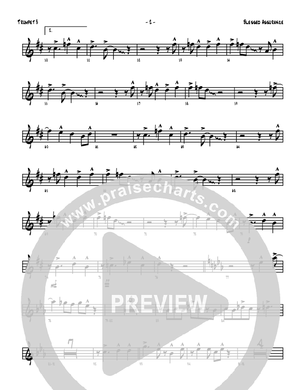 Blessed Assurance Trumpet 3 (Denver Bierman)