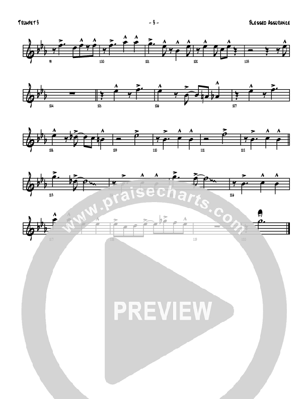 Blessed Assurance Trumpet 3 (Denver Bierman)