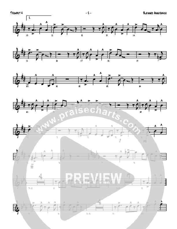 Blessed Assurance Trumpet (Denver Bierman)