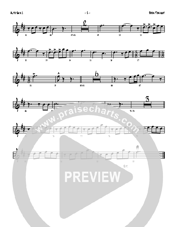 Born Tonight Alto Sax 1/2 (Denver Bierman)
