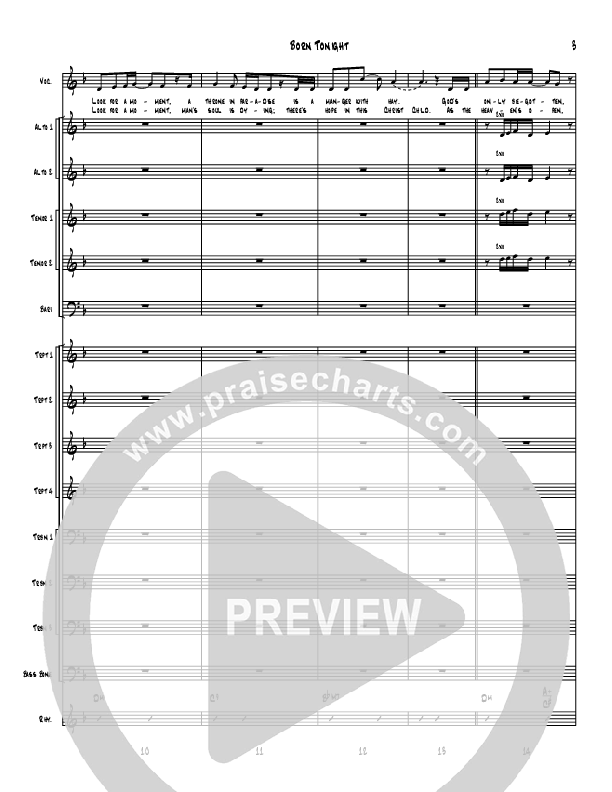 Born Tonight Conductor's Score (Denver Bierman)