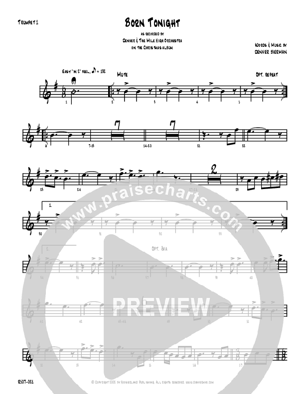 Born Tonight Trumpet 1 (Denver Bierman)
