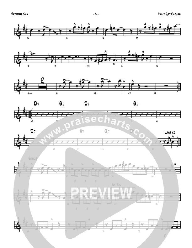 Can't Get Enough Bari Sax (Denver Bierman)